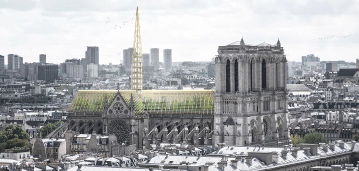 Katedra Notre-Dame ze szklarnią